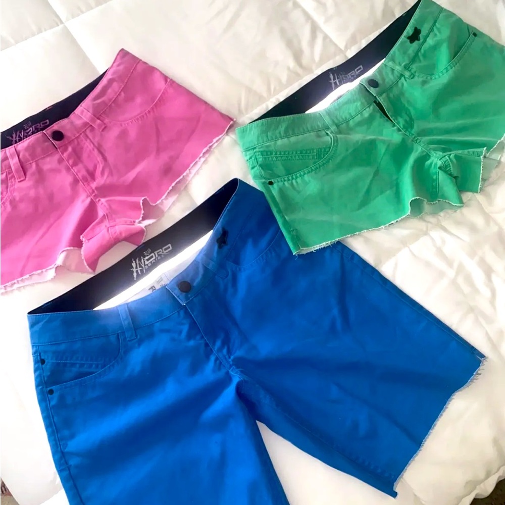 Fox Racing Womens Hydro Series Syren Boardie Shorts Womens Lot Of 3 Like New